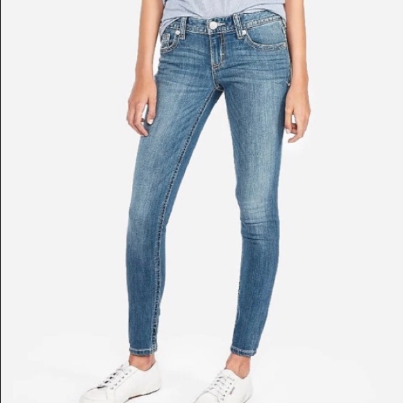 Express Jeans Stella Low Rise Leggings 